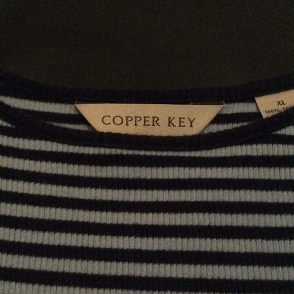 Copper Key striped t shirt - Picture 2 of 5